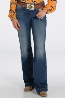 Women's Hayley Trouser - Medium Stonewash
