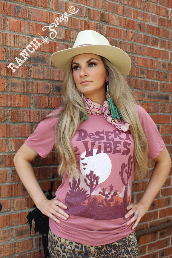 Purple Desert Vibes Graphic Tee
