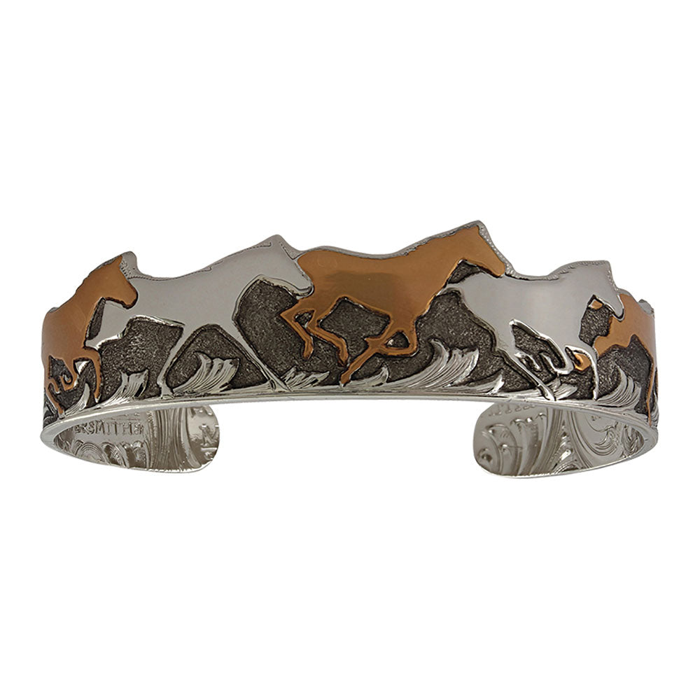 Curio Finish Horses of a Different Color Cuff Bracelet