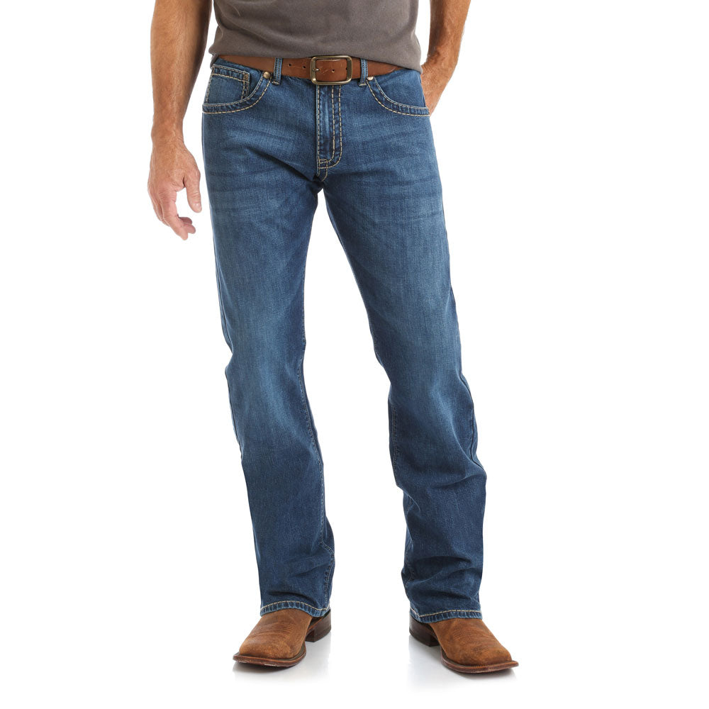 Rock 47® By Wrangler® Men's Slim Straight Jeans - Double Bass Finish