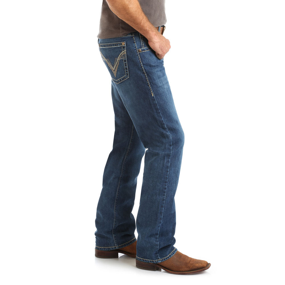 Rock 47® By Wrangler® Men's Slim Straight Jeans - Double Bass Finish