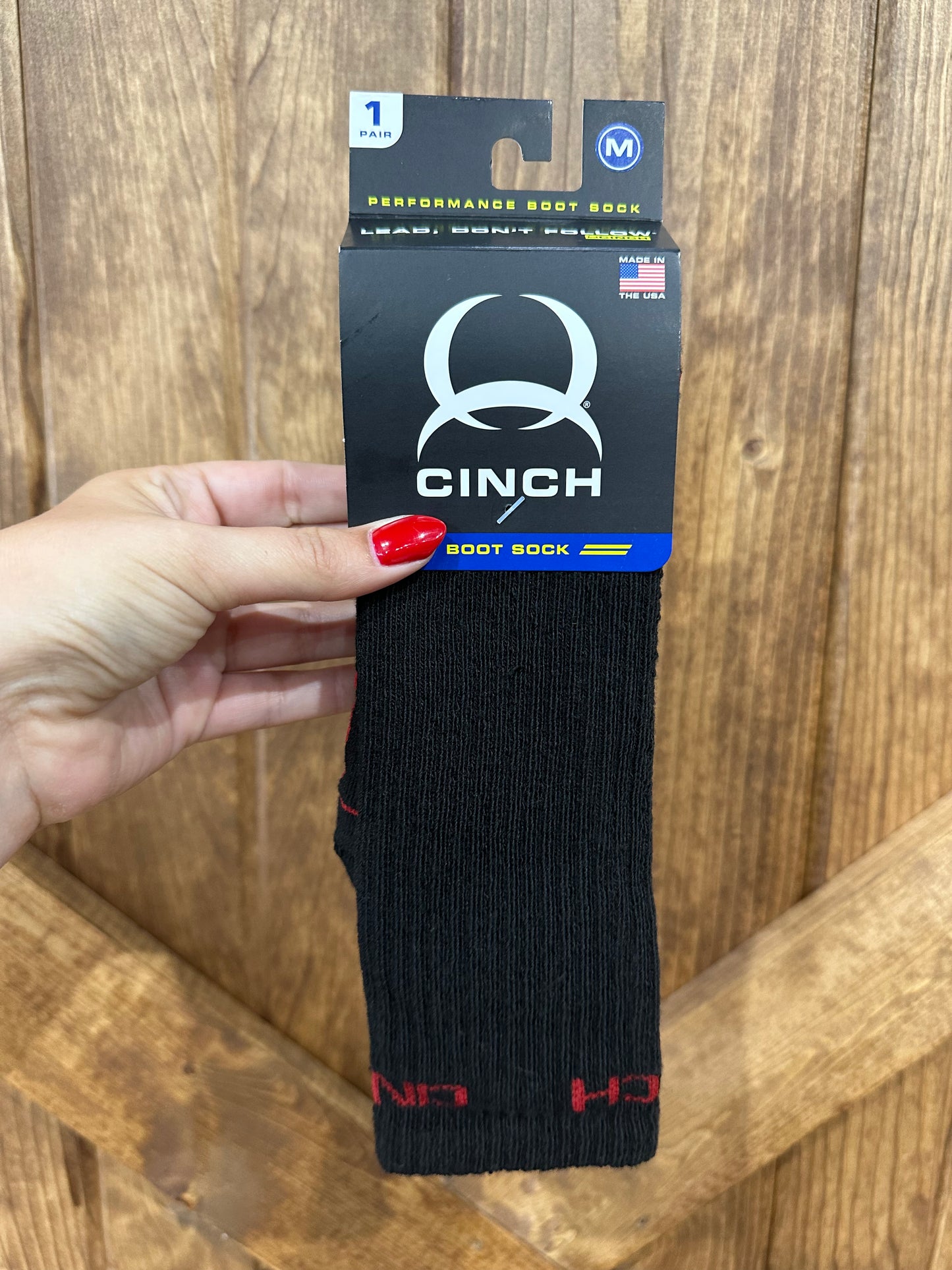 Men's Black Boot Socks