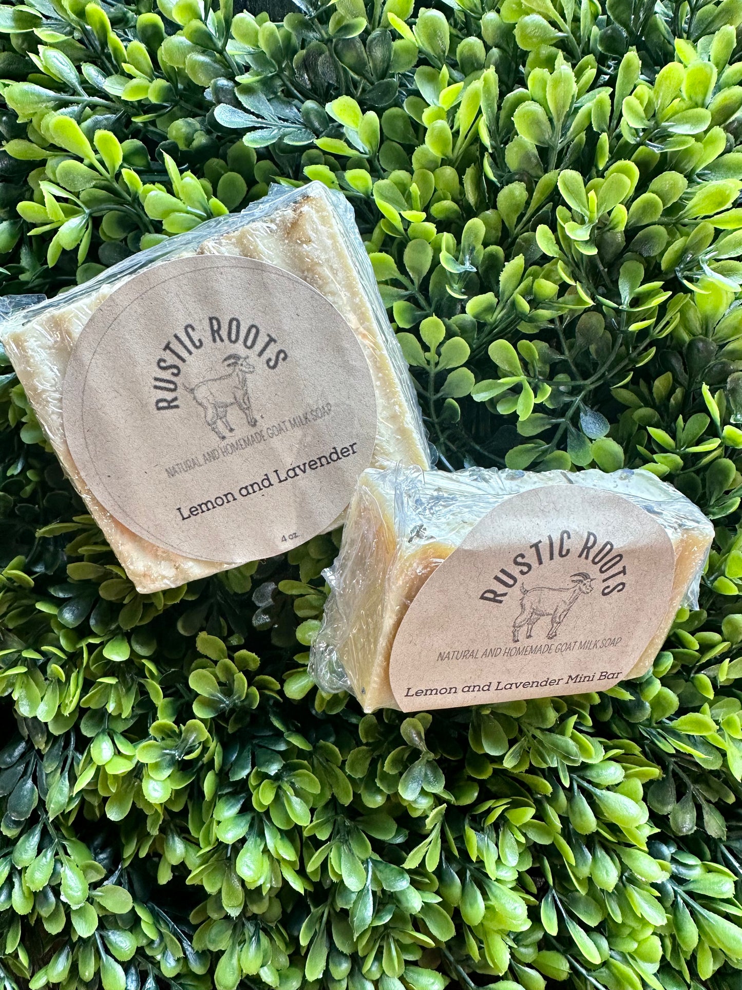 Rustic Roots Lemon and Lavender Premium Goat Milk Soap