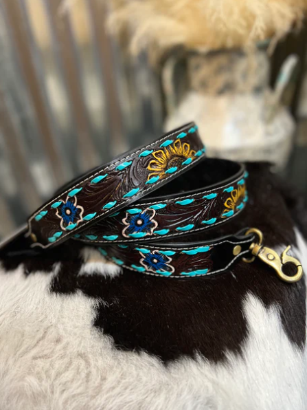 Jazzy Tooled Leather Straps
