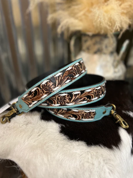 Jazzy Tooled Leather Straps