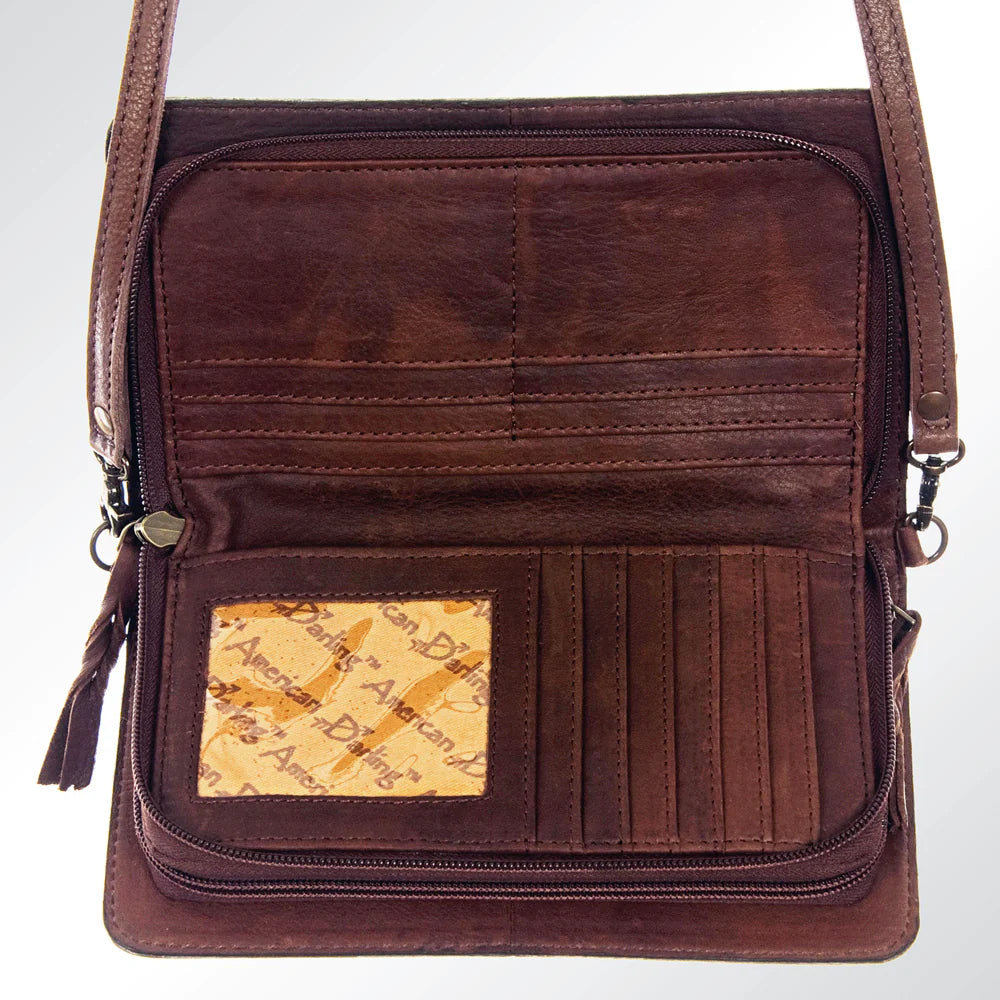 American Darling - Turquoise Stone Tooled Wallet