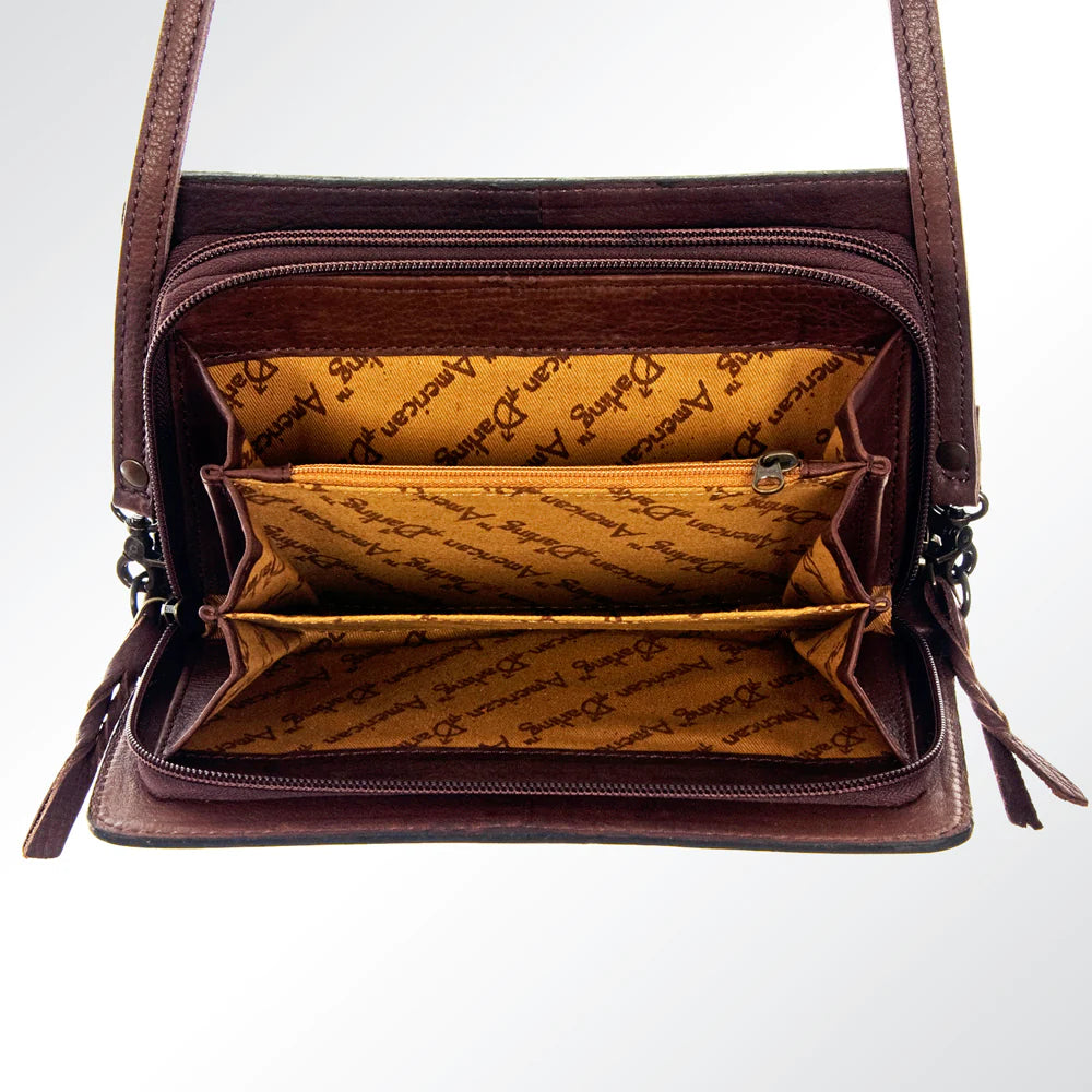 American Darling - Turquoise Stone Tooled Wallet