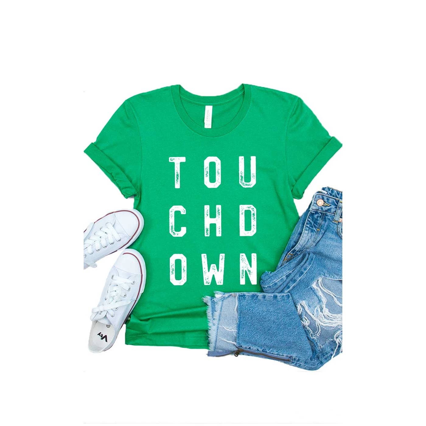 Touchdown Football Kids Tee - Green