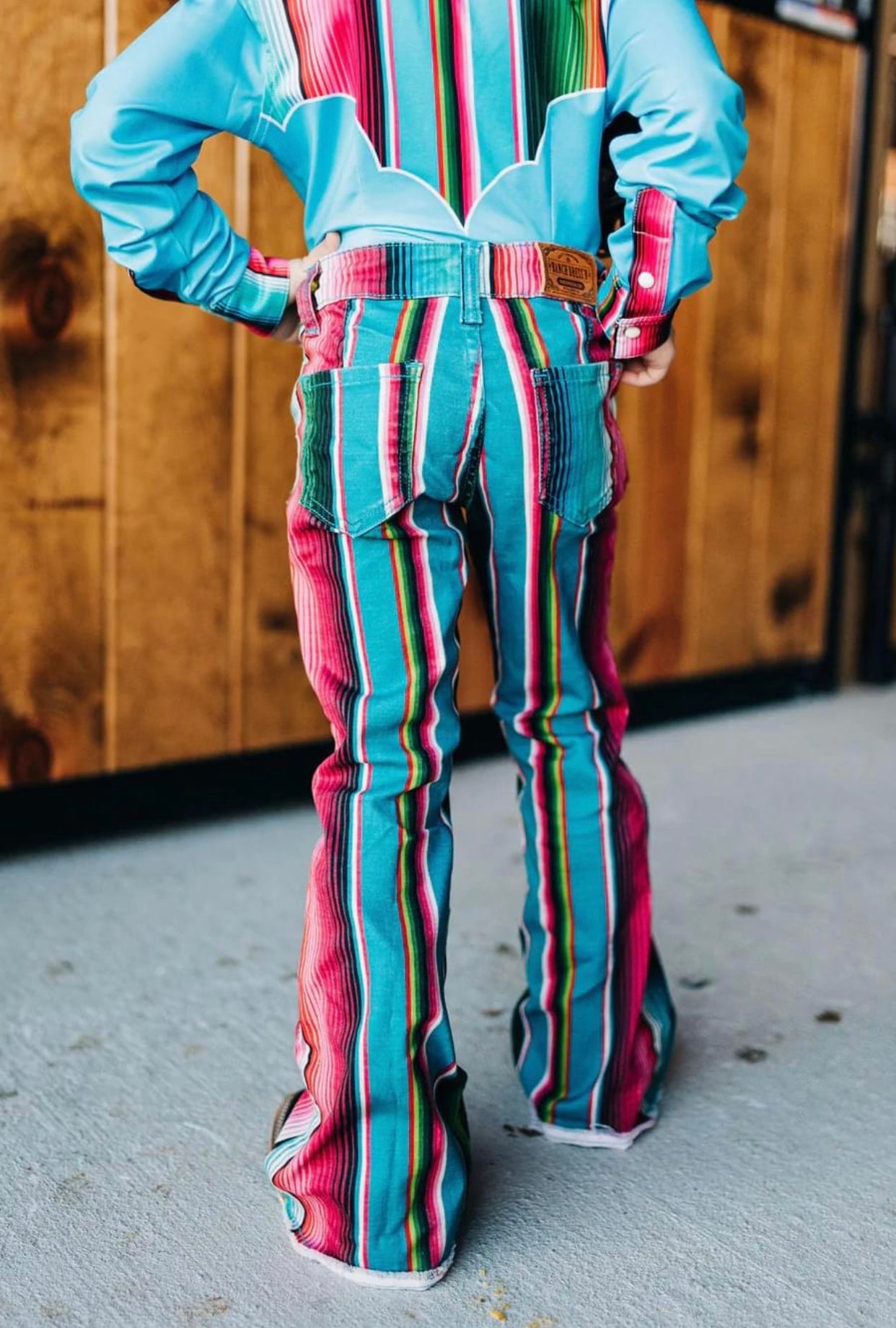 Ranch Dress’n - Youth Serape Flares