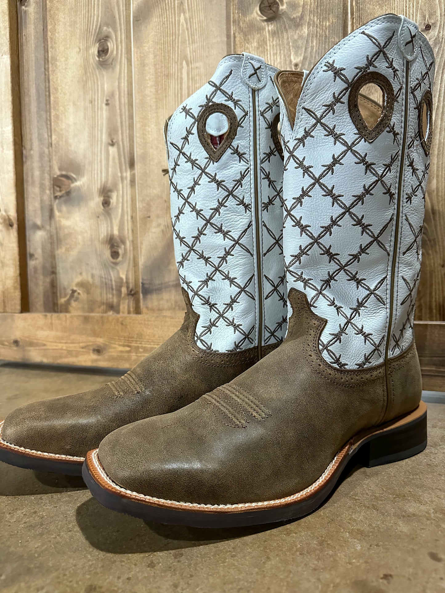 Men's 14" Ruff Stock WS Toe - Bomber/White