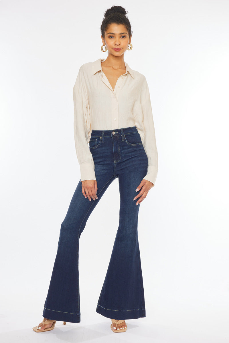 KanCan - Braelynn High Rise Super Flare Jeans