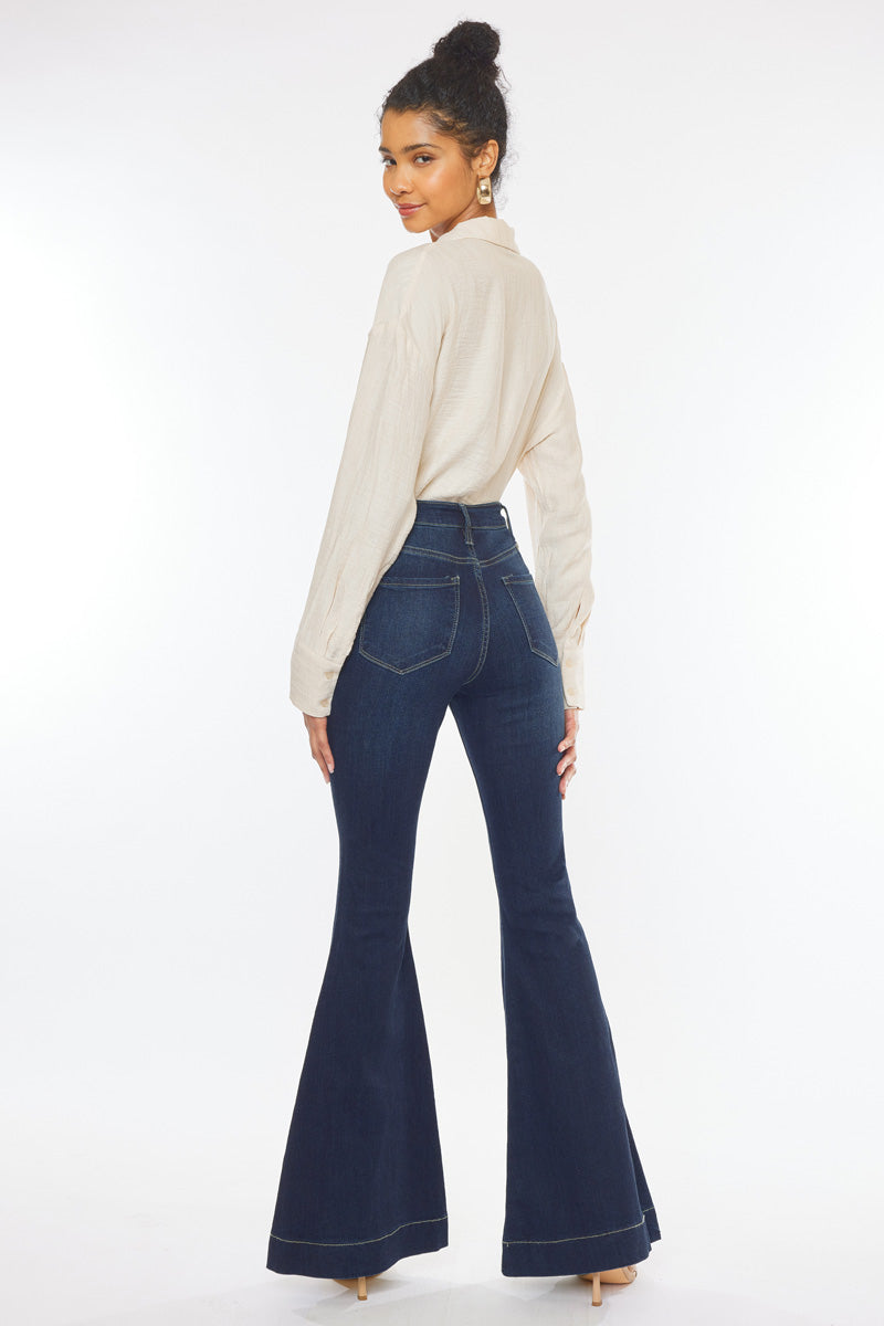 Women's KanCan High Rise Super Flare Jean