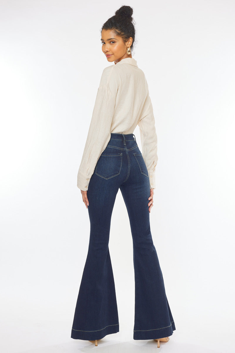KanCan - Braelynn High Rise Super Flare Jeans