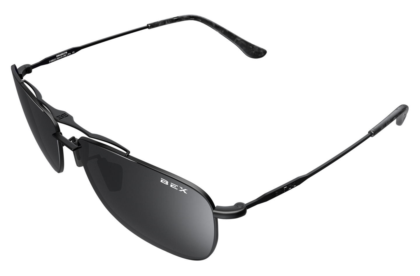 Bex Sunglasses - Draeklyn (Black/Gray)