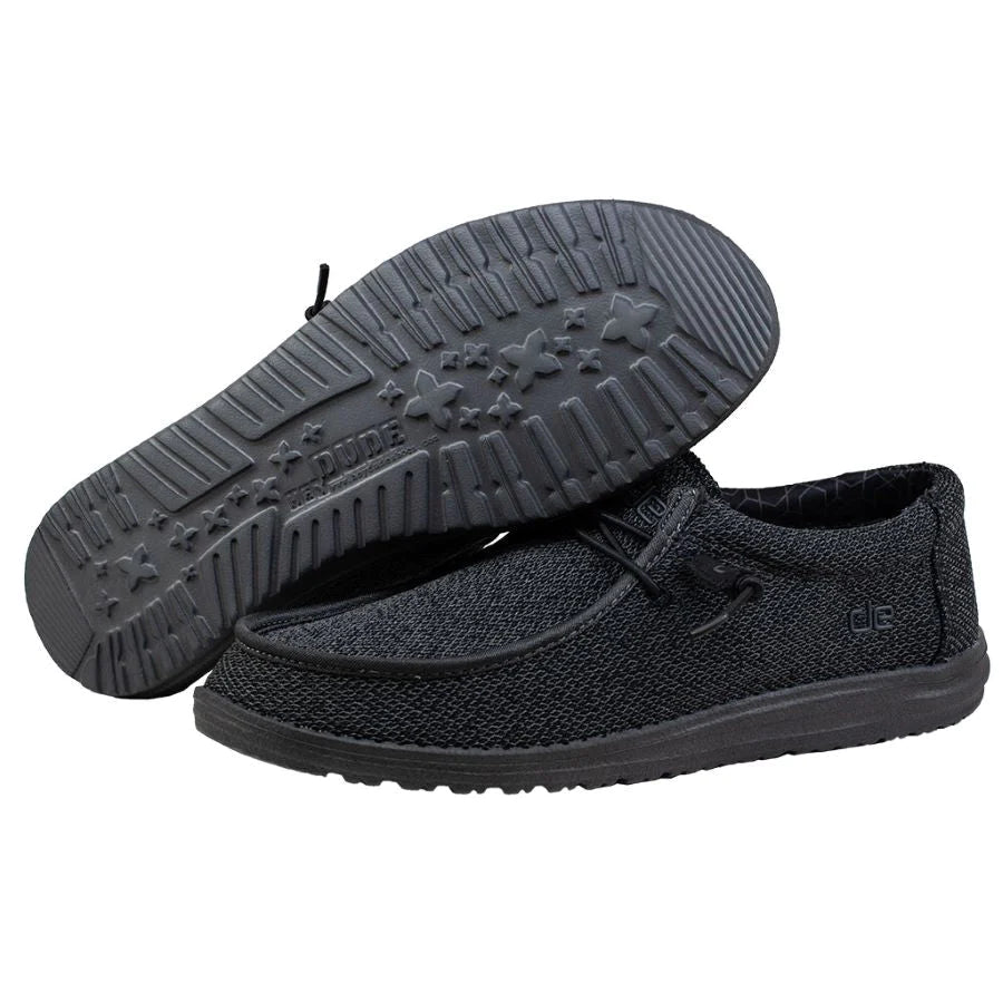 Hey Dude - Wally Sox Wide Micro Total Black