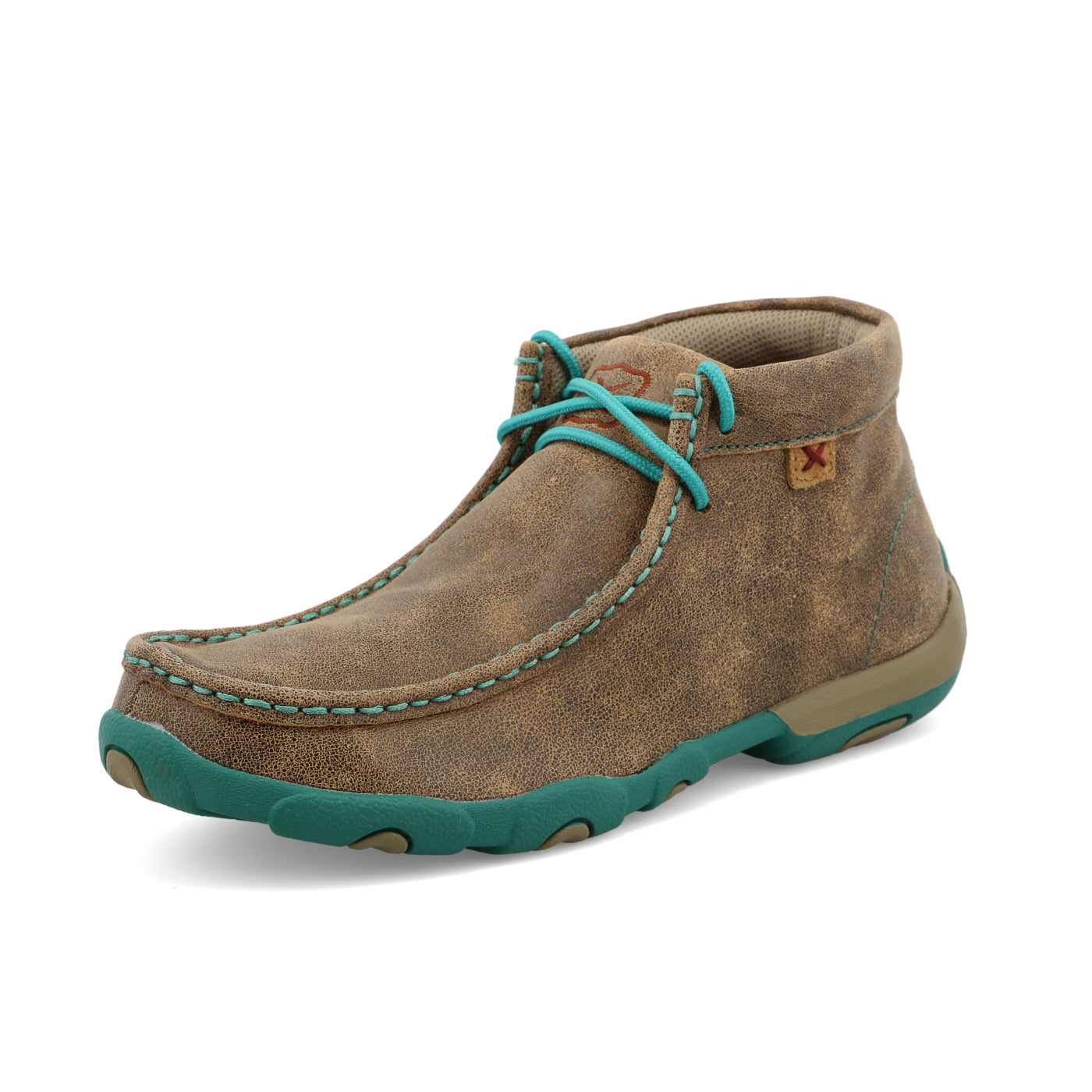 Women's Chukka Driving Moc - Bomber & Turquoise