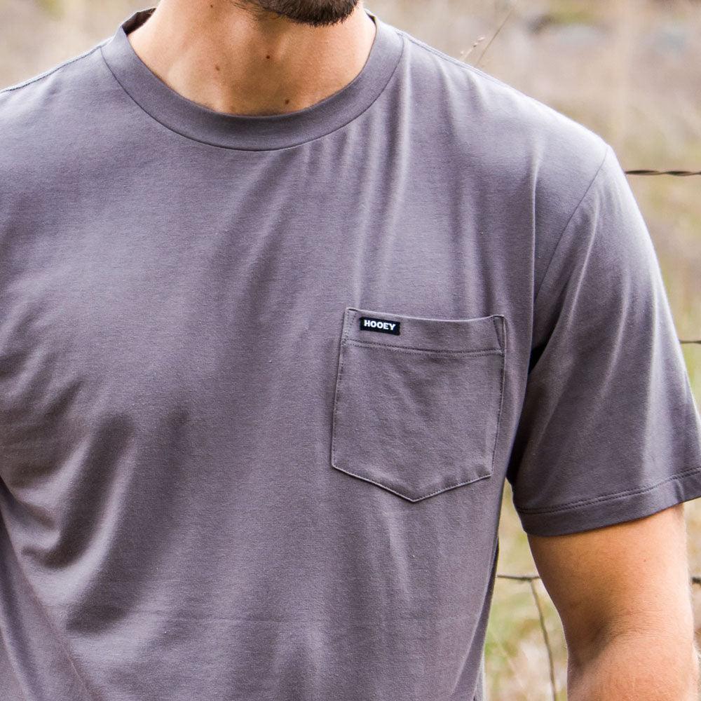 "The San Jose" Grey Bamboo Pocket Tee