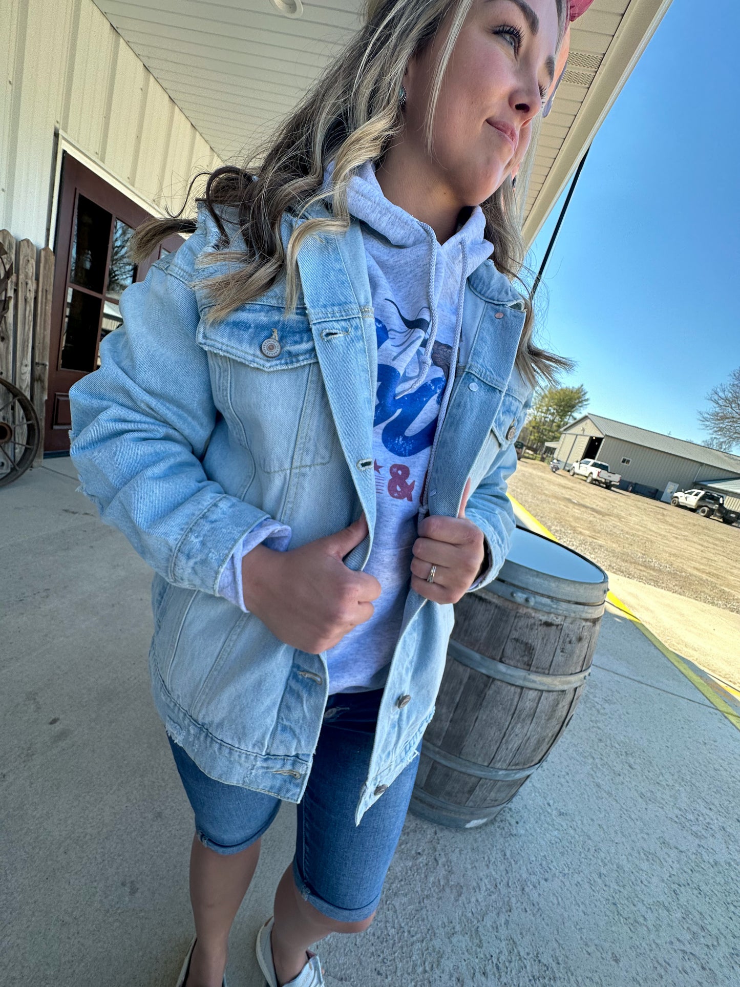 Aaliyah Oversized Denim Jacket