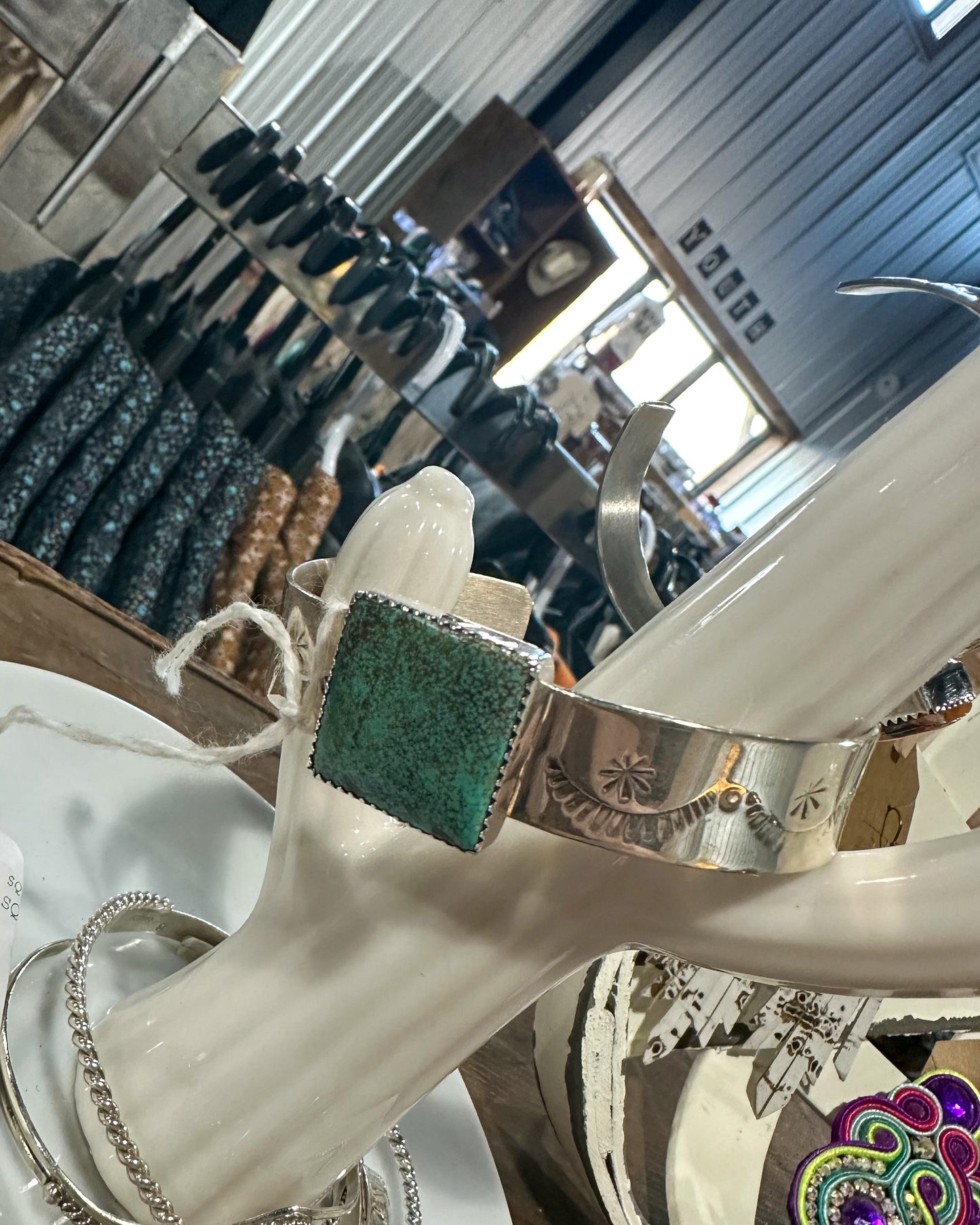 Square Turquoise Bracelet