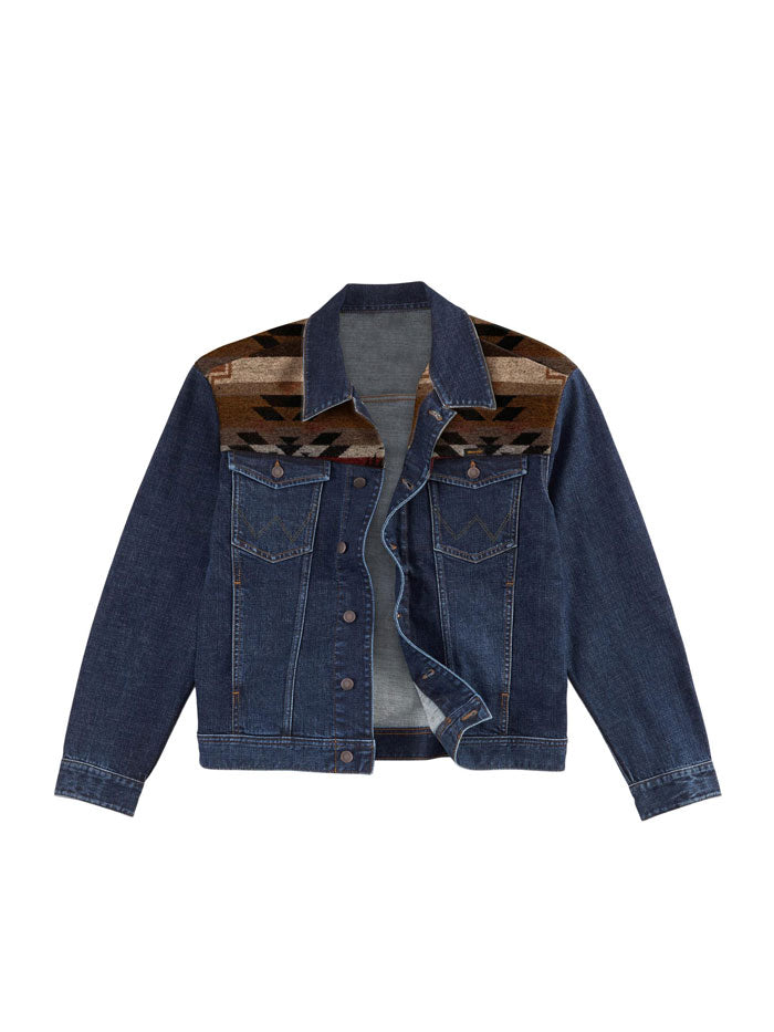 Wrangler Kids Denim Jacket Unlined Pecan Pie