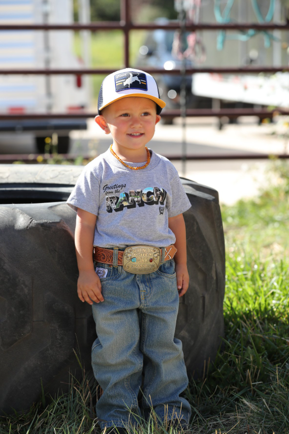 Toddler Greetings From The Ranch Tee