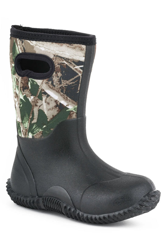 Little Boy's Camo Barn Boot