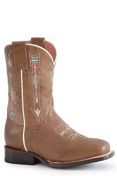 Little Girls' Indian Arrows Western Boots - Square Toe