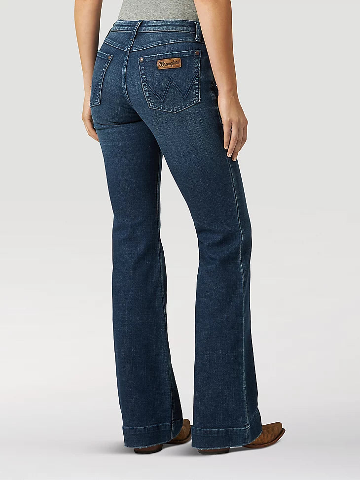 Mae Wide Leg Trouser Jean in Sophia