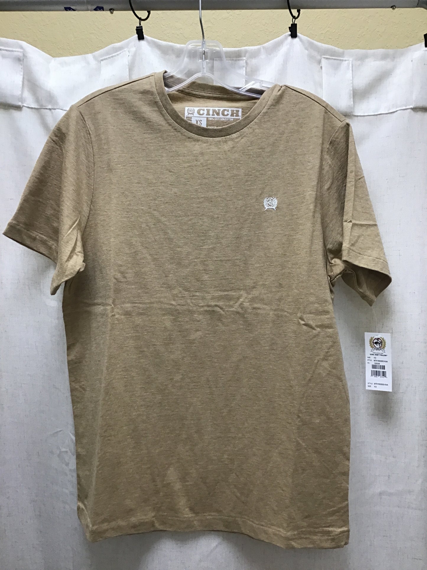 Men's Cinch Tan Tee