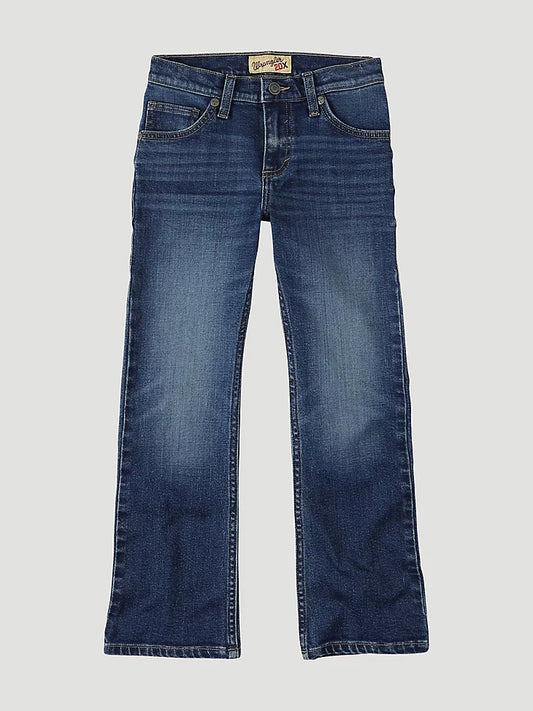 Boy's Wrangler 20X Vintage Bootcut Jean in Range
