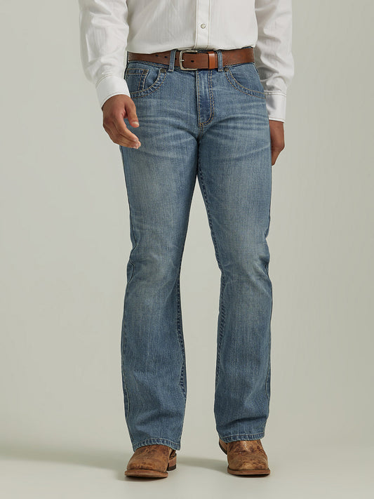 Rock 47 Slim Fit Bootcut Jean in Roundabout