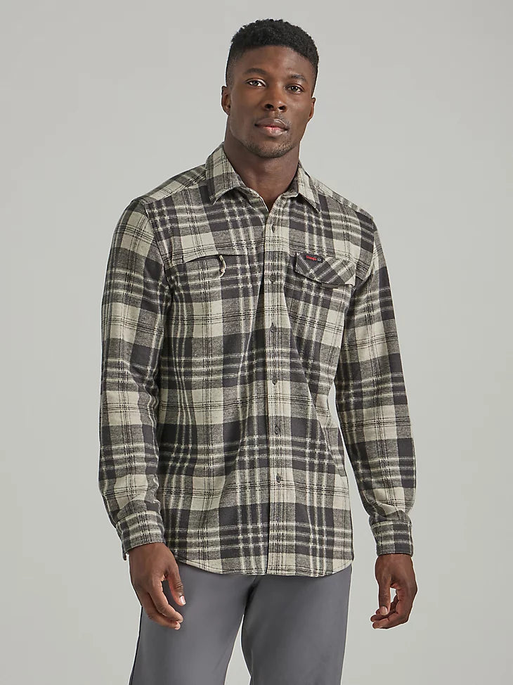 ATG by Wrangler™ Men’s Campsite Plaid Shirt in Walnut