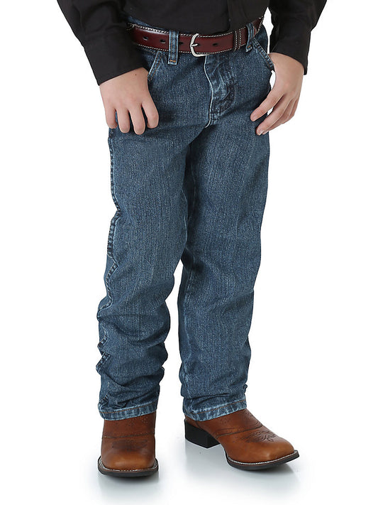 Boy’s Wrangler® Cowboy Cut® Original Fit Jean in Subtle Worn