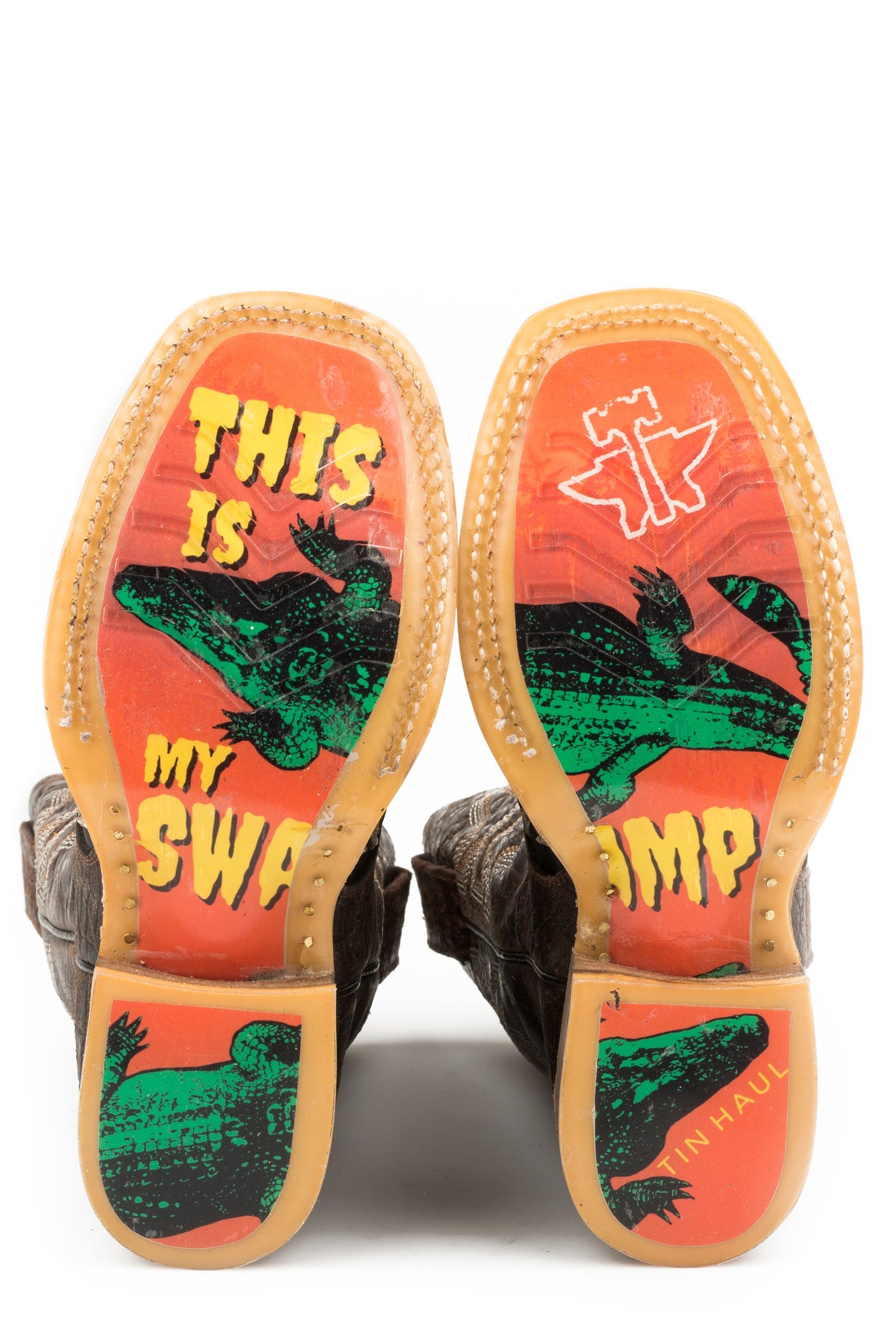Youth's Tin Haul Swamp Chomp Western Boot