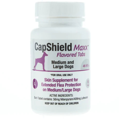 Capshield Maxx Chewable Dog 45-90lb 6ct