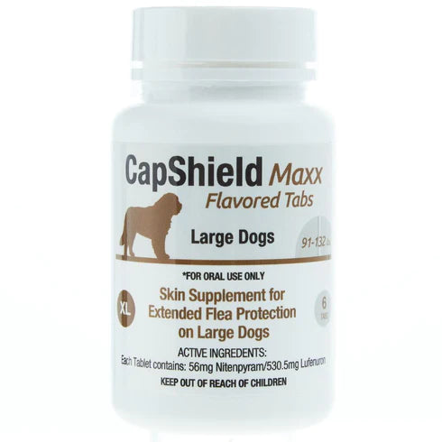 Capshield Maxx Chewable Dog 91-132lb 6ct