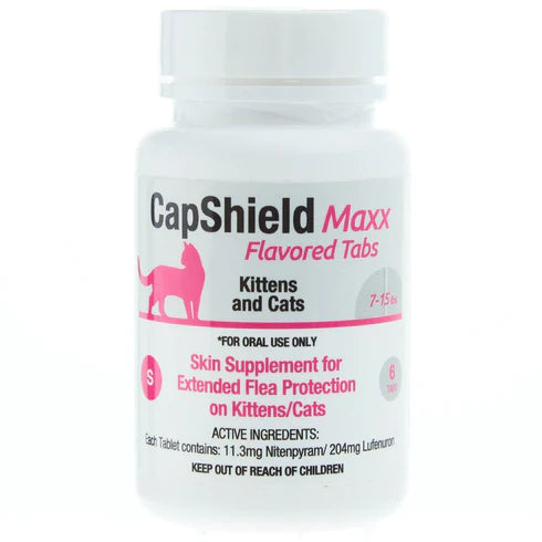 Capshield Maxx Chewable Cat 7-15lb 6ct