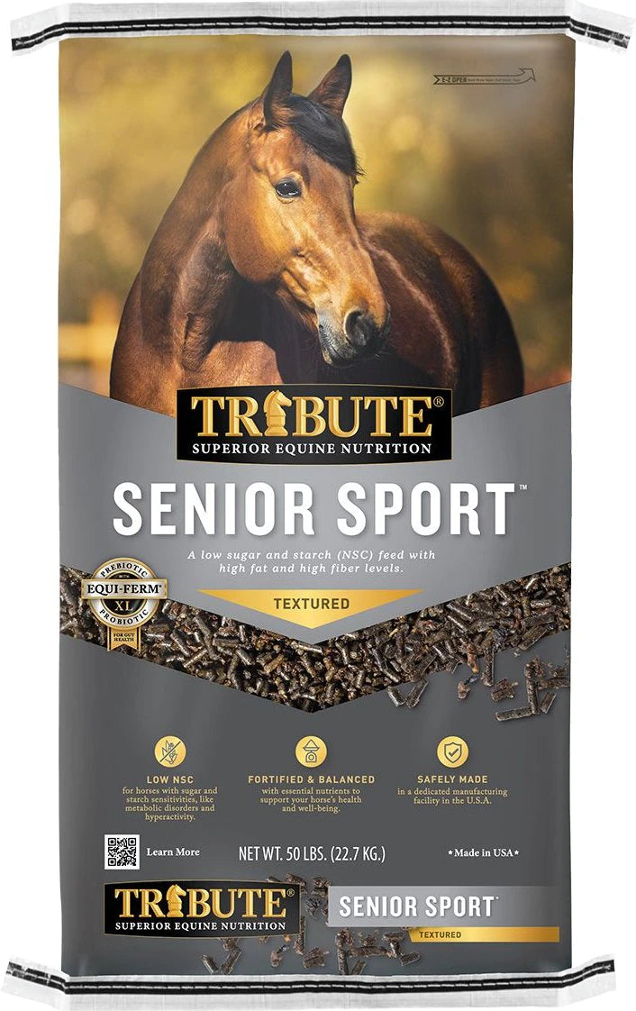 Tribute Senior Horse Feed - 50lb Bag