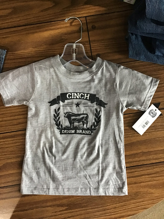 Toddler Cinch Denim Brand Tee