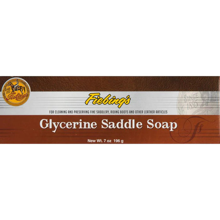 Fiebing Glycerine Saddle Soap Bar 7 OZ
