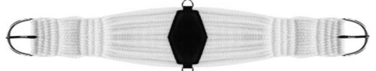 Roper style string girth comes with diamond in center- 32”