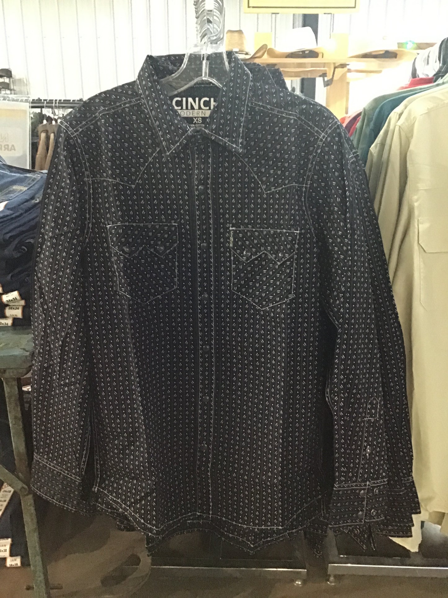 Men’s Cinch Modern Black Print