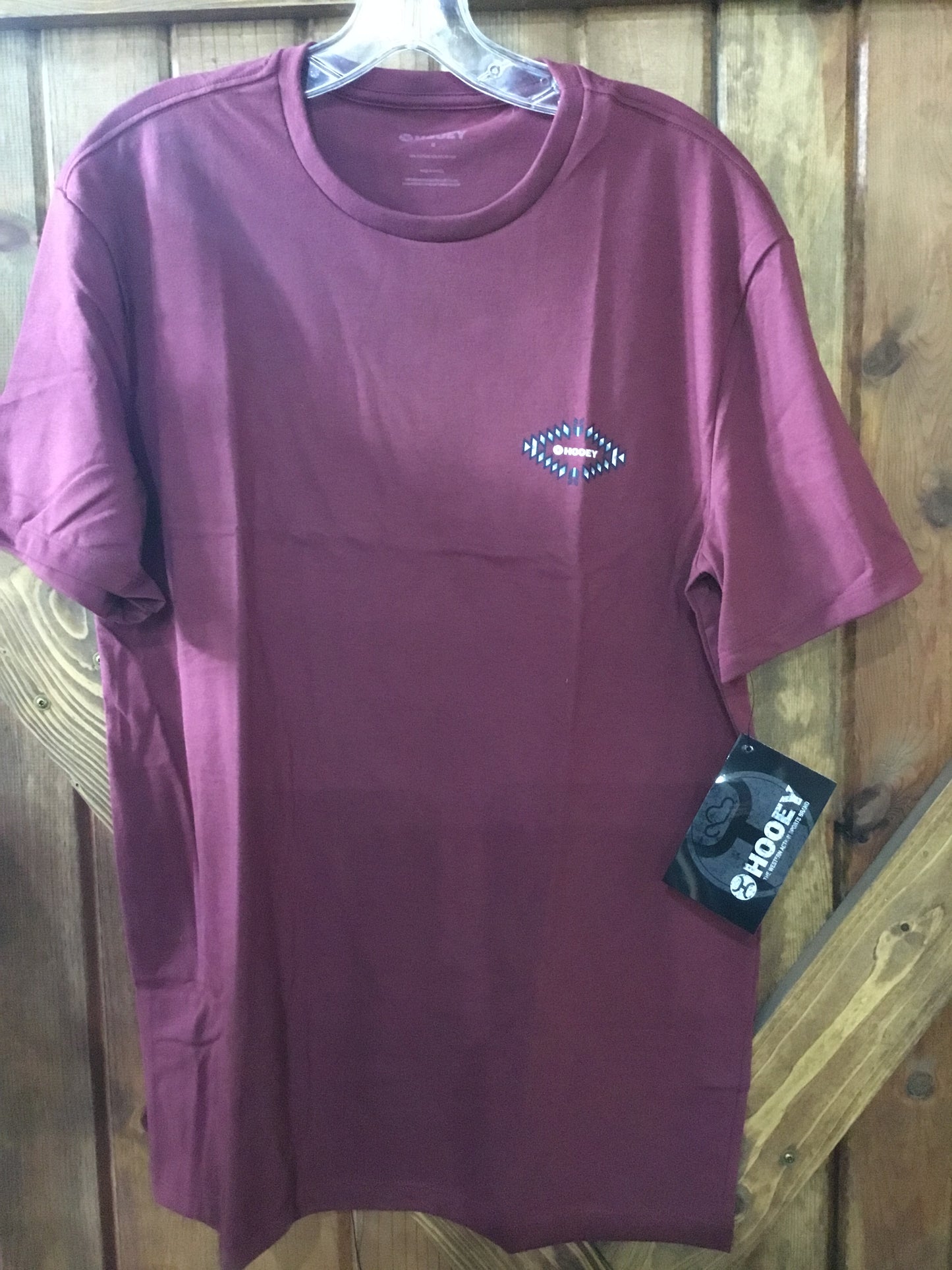 Hooey Men’s Burgundy Short Sleeve T-Shirt