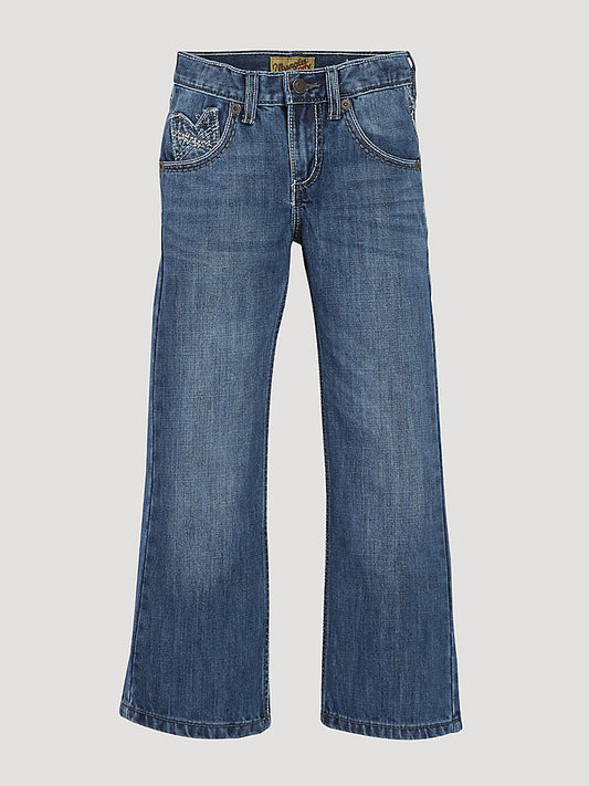 Boy’s Wrangler® 20X® Vintage Bootcut Slim Fit Jean in Breaking Barriers