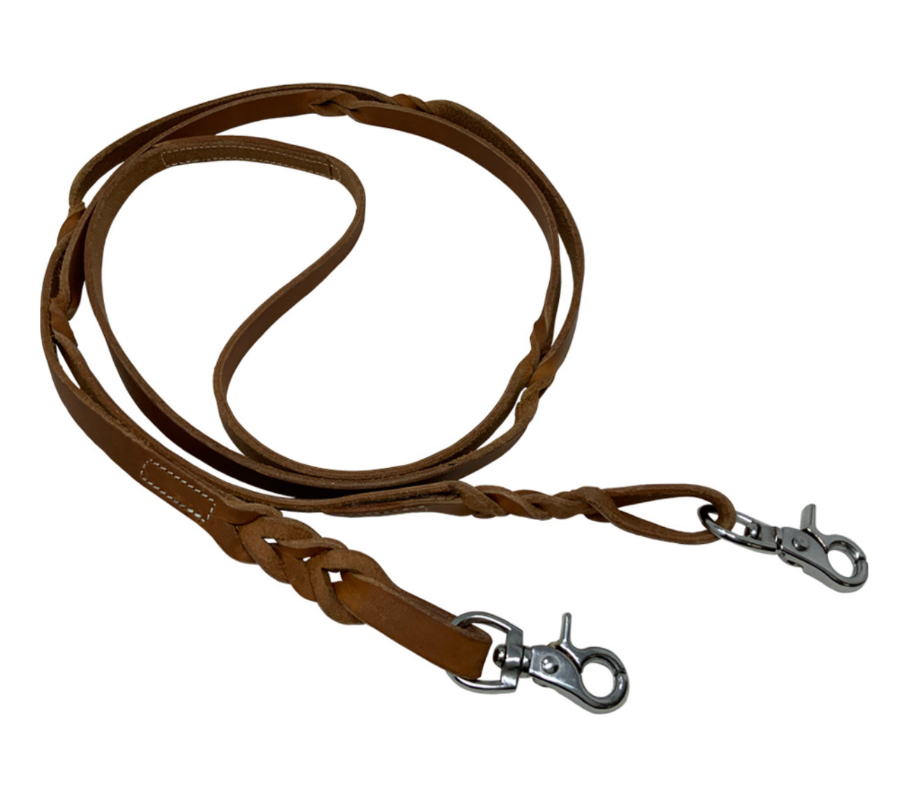 Twist Braid Argentina Cow Leather Contest Reins