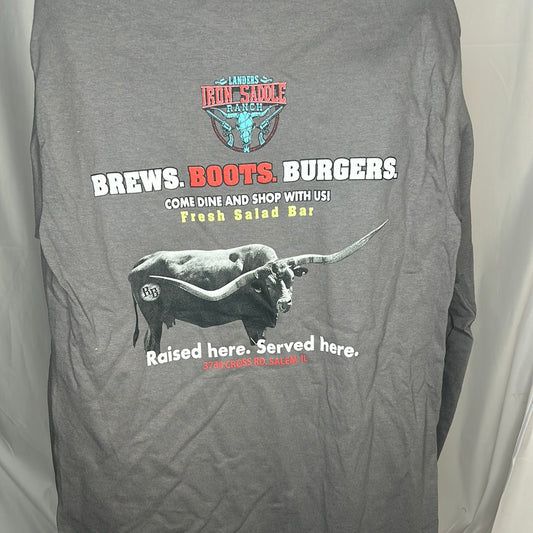 Brews. Boots. Burgers. Long Sleeve