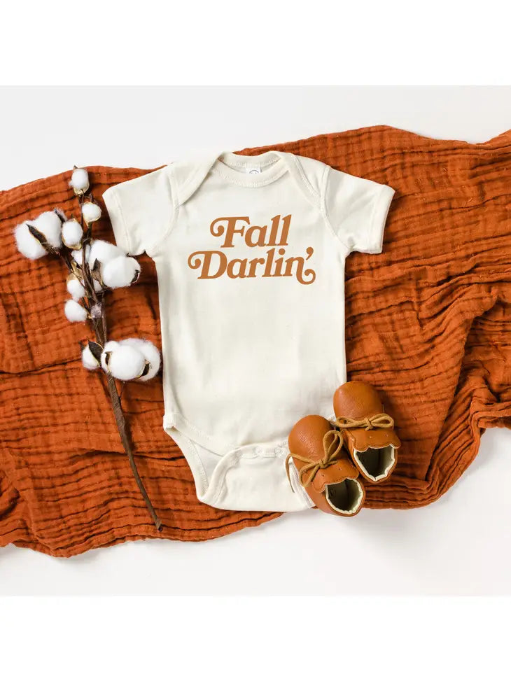 "Fall Darlin'" Onesie - Cream