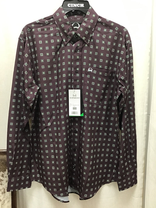 Men's Cinch Long Sleeve Button Up