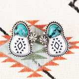 Western Adventure Turquoise Earrings