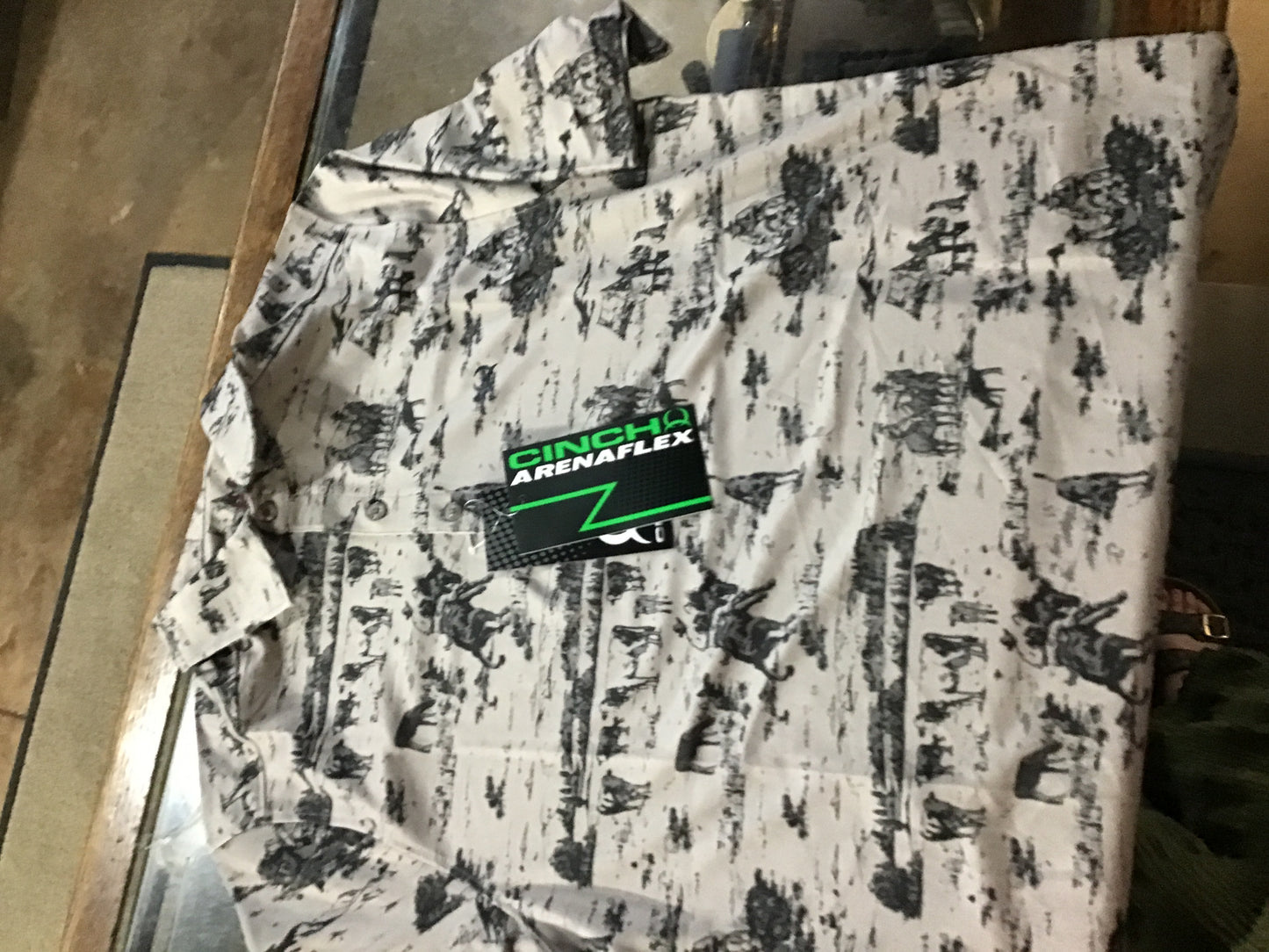 Cinch Men’s Horse Print Polo